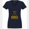N6480 - Next Level Ladies' Sueded V-Neck T-Shirt Thumbnail