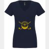 N6480 - Next Level Ladies' Sueded V-Neck T-Shirt Thumbnail