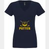 N6480 - Next Level Ladies' Sueded V-Neck T-Shirt Thumbnail