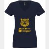 N6480 - Next Level Ladies' Sueded V-Neck T-Shirt Thumbnail
