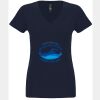 N6480 - Next Level Ladies' Sueded V-Neck T-Shirt Thumbnail