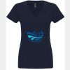 N6480 - Next Level Ladies' Sueded V-Neck T-Shirt Thumbnail