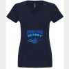 N6480 - Next Level Ladies' Sueded V-Neck T-Shirt Thumbnail