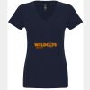 N6480 - Next Level Ladies' Sueded V-Neck T-Shirt Thumbnail
