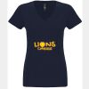 N6480 - Next Level Ladies' Sueded V-Neck T-Shirt Thumbnail
