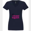 N6480 - Next Level Ladies' Sueded V-Neck T-Shirt Thumbnail