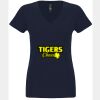 N6480 - Next Level Ladies' Sueded V-Neck T-Shirt Thumbnail