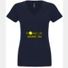 N6480 - Next Level Ladies' Sueded V-Neck T-Shirt Thumbnail