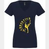 N6480 - Next Level Ladies' Sueded V-Neck T-Shirt Thumbnail