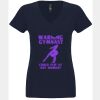 N6480 - Next Level Ladies' Sueded V-Neck T-Shirt Thumbnail