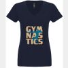 N6480 - Next Level Ladies' Sueded V-Neck T-Shirt Thumbnail