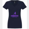 N6480 - Next Level Ladies' Sueded V-Neck T-Shirt Thumbnail